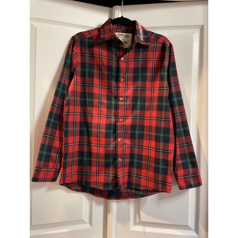 Cakeworthy Teenage Mutant Ninja‎ Turtles Shirt Mens Medium Plaid Button Up
